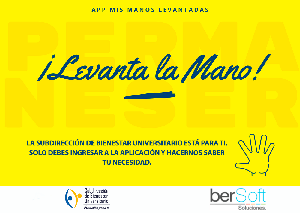 App Manos levantadas